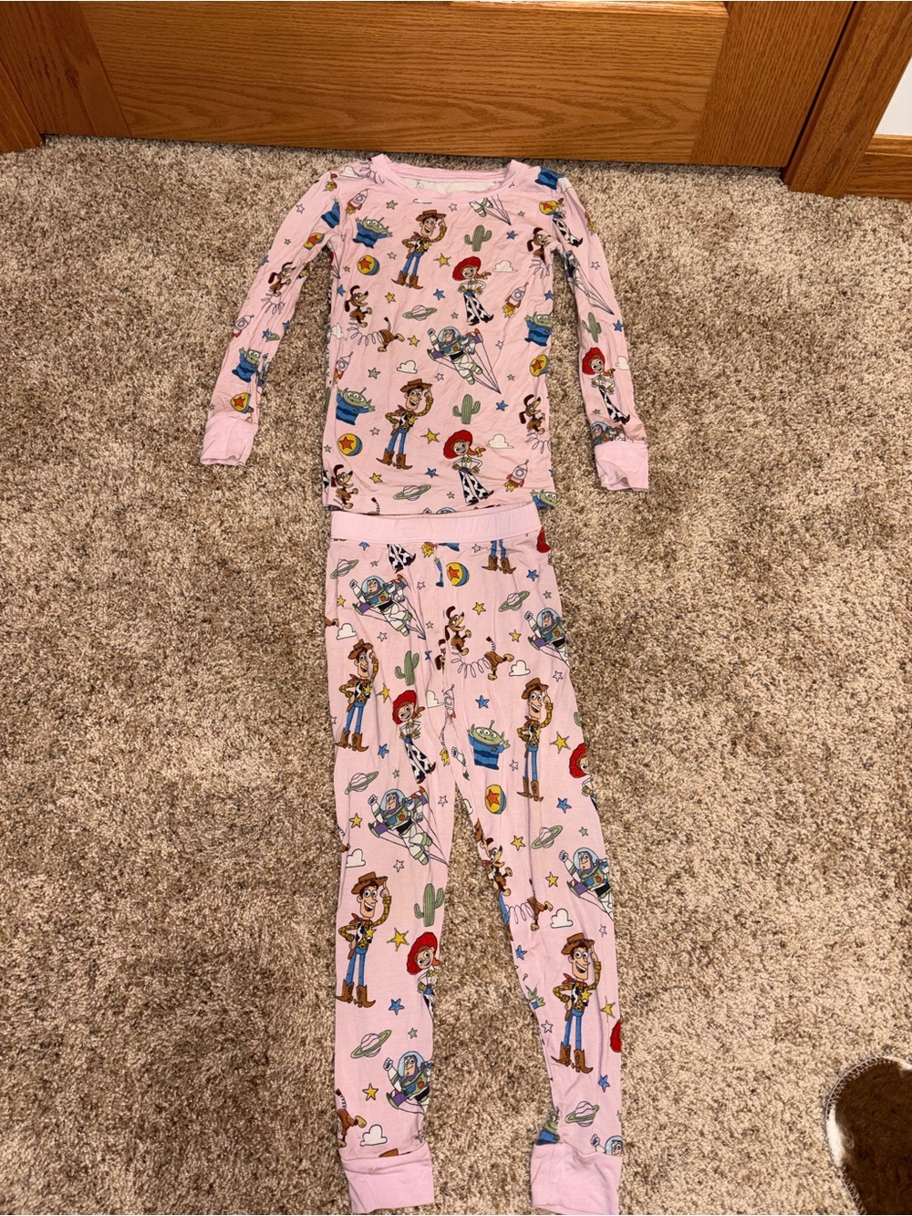 Little Sleepies Disney Toy Story Pink 3T Pajamas